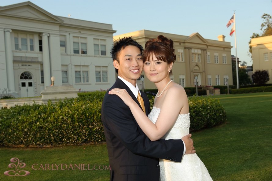 Chapman University wedding photos