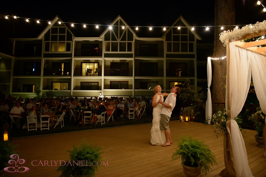 Lake Arrowhead summer wedding