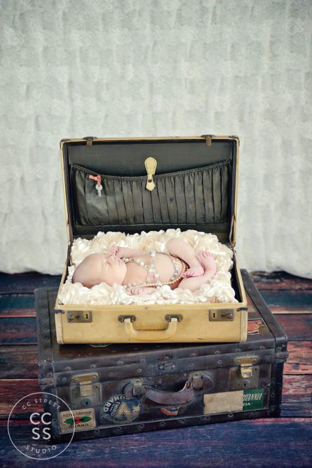 vintage newborn photography